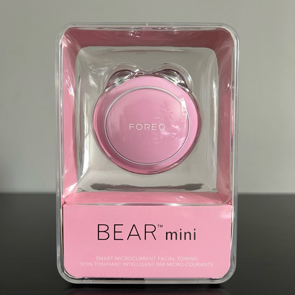 FOREO BEAR Mini Facial Toning Device - Pink NEW